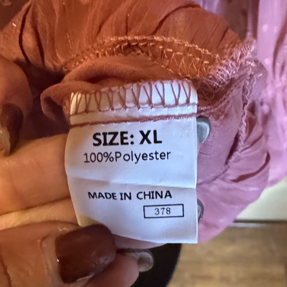 Pink Ruffled Women's Top - Picture 2 of 4